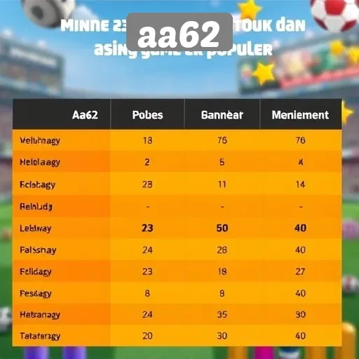 Perbandingan aa62 dengan Situs Game Populer Lainnya